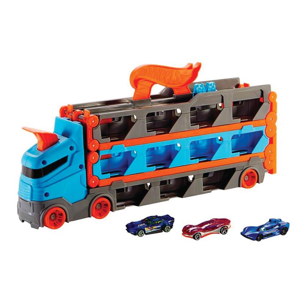 Hot Wheels Speedway Hauler Playset